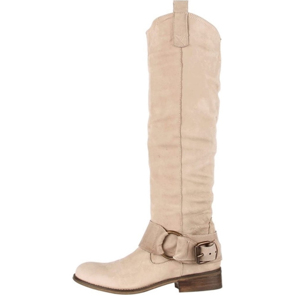 Steve Madden Suede Riding Bankker Boots